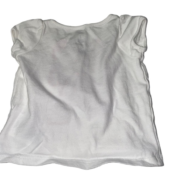 𝅺Disney parks Minnie Mouse embroidered bow T-shirt baby girl infant 6 months - Picture 2 of 3